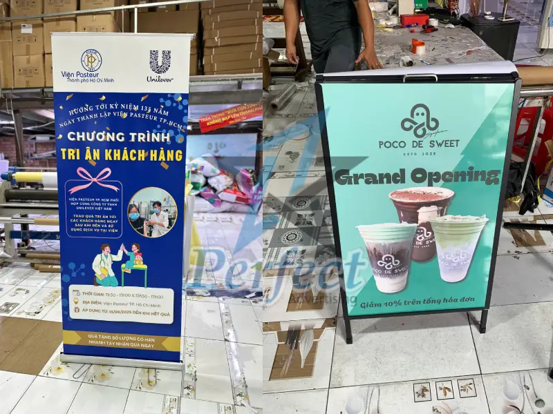 In standee giá rẻ , chất lượng tại TPHCM