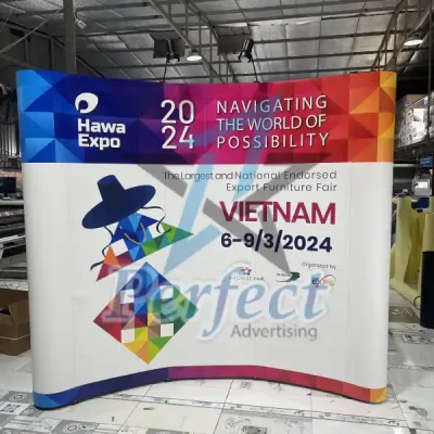 Dịch vụ thi công backdrop giá rẻ, trọn gói, uy tín tại Perfect