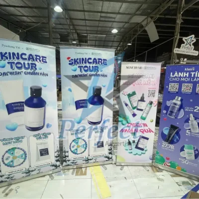 In Standee Cuốn Chuyên Nghiệp, Gọn Nhẹ Tại TPHCM